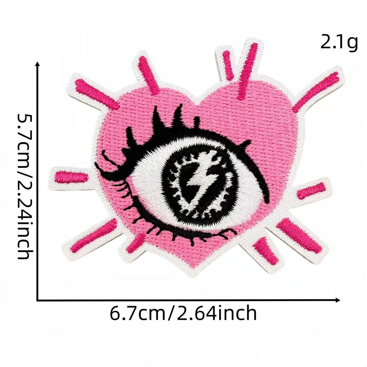 Y2K Punk Embroidery Iron-On Patches