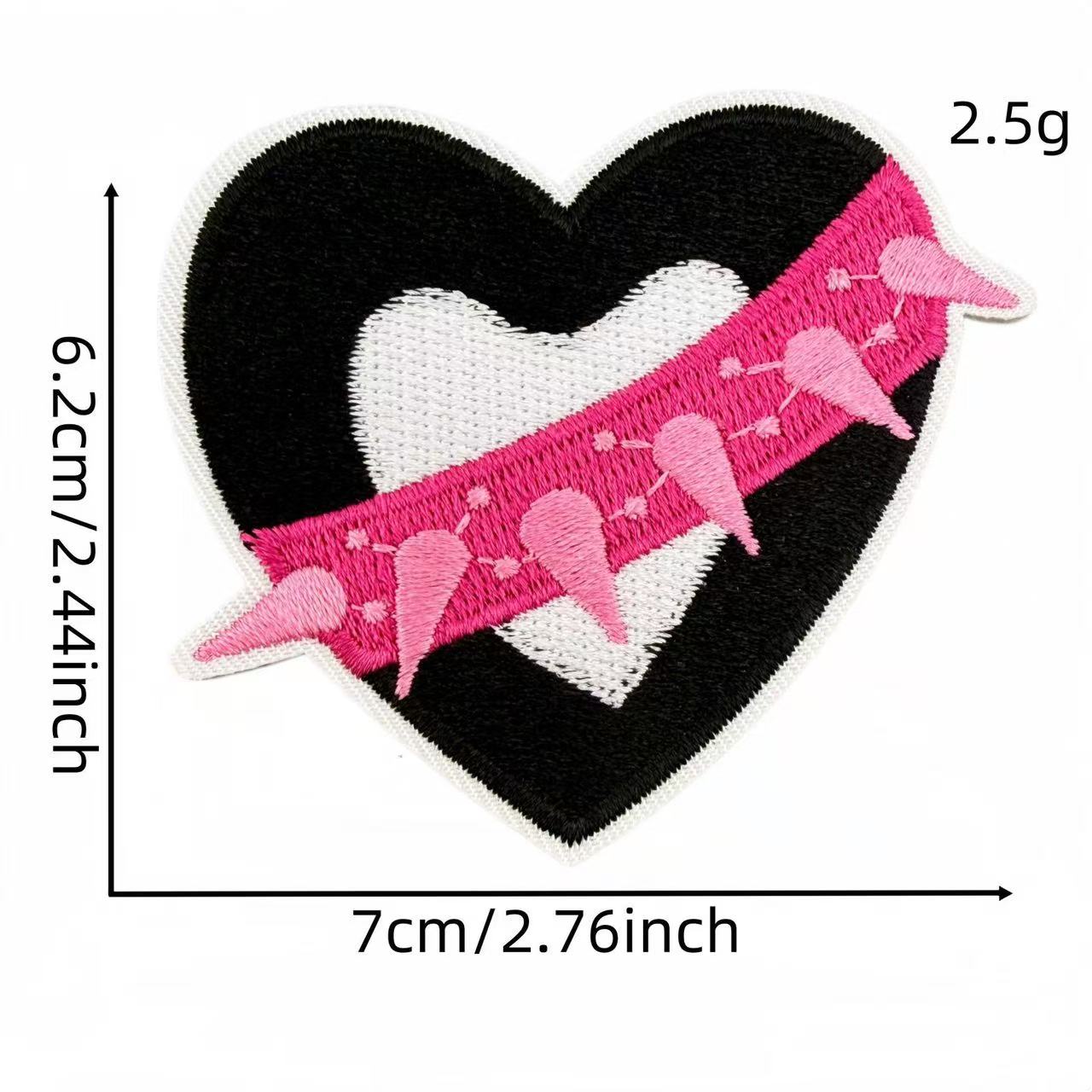 Y2K Punk Embroidery Iron-On Patches