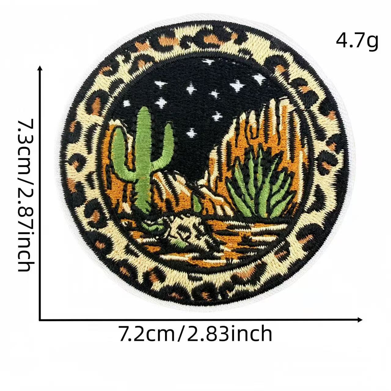 Western Cowgirl Embroidery Iron-On Patches