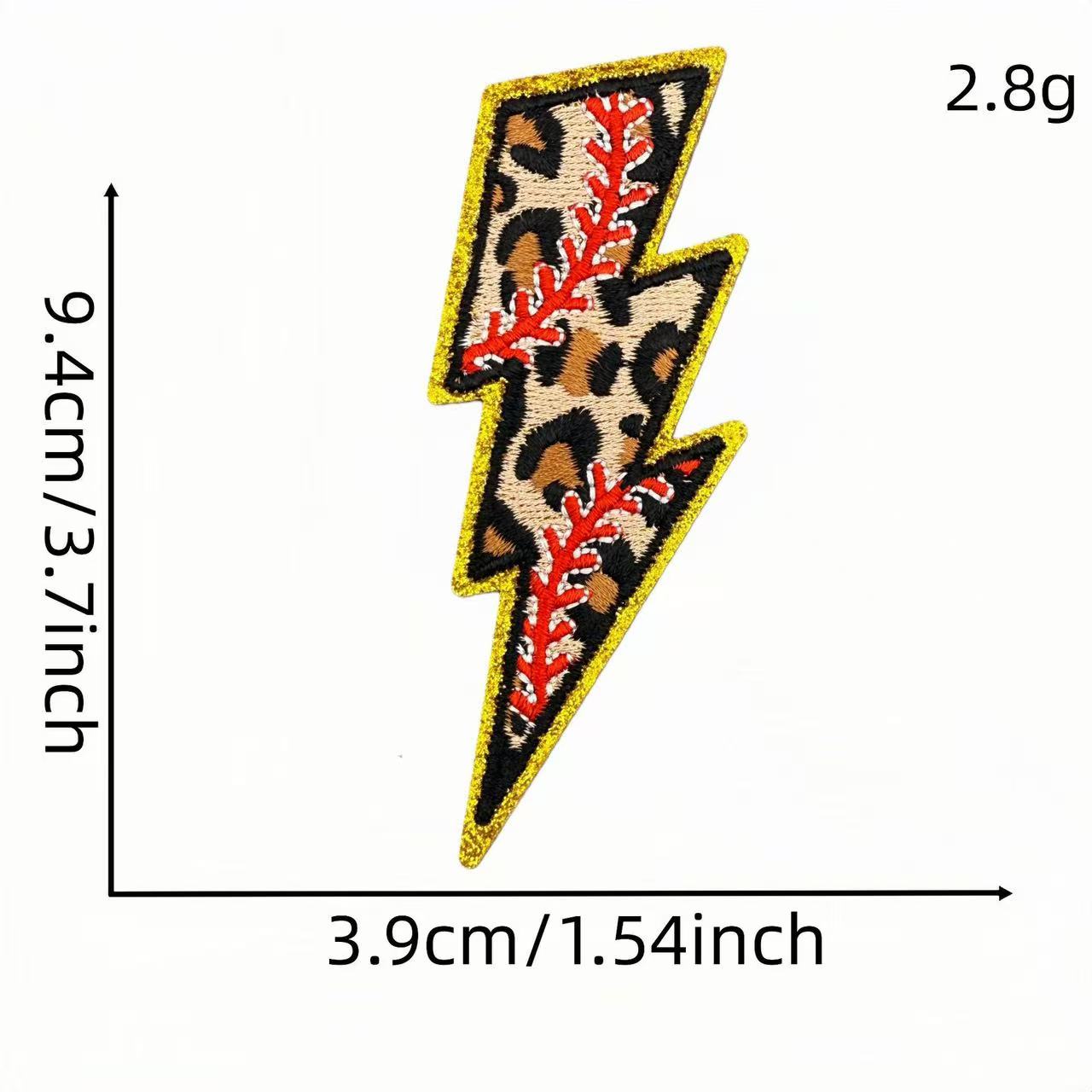 Baseball Embroidery Iron-On Patches