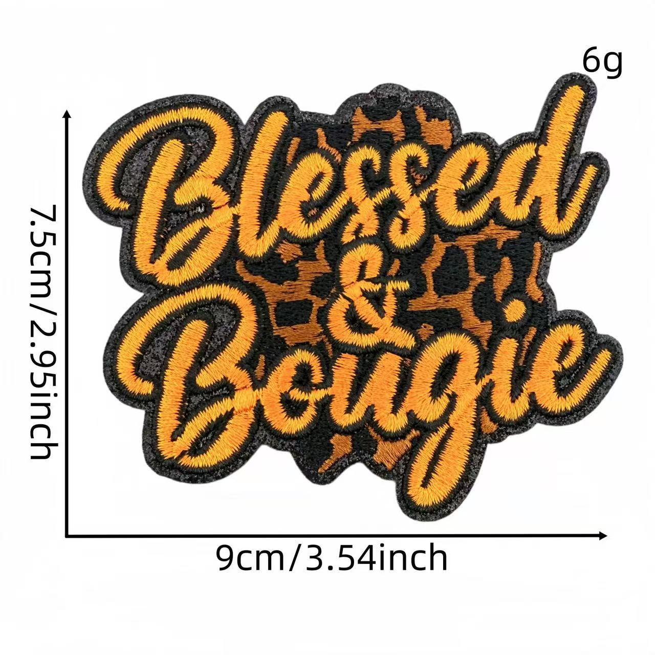 Western Quote Embroidery Iron-On Patches
