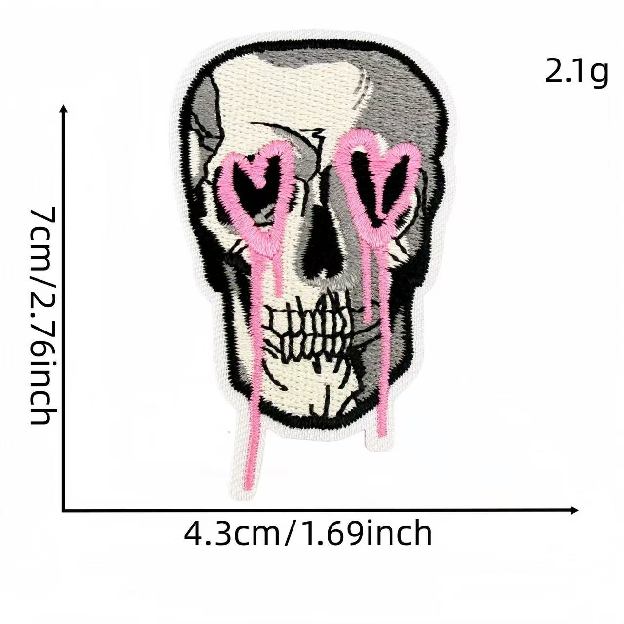 Y2K Punk Embroidery Iron-On Patches