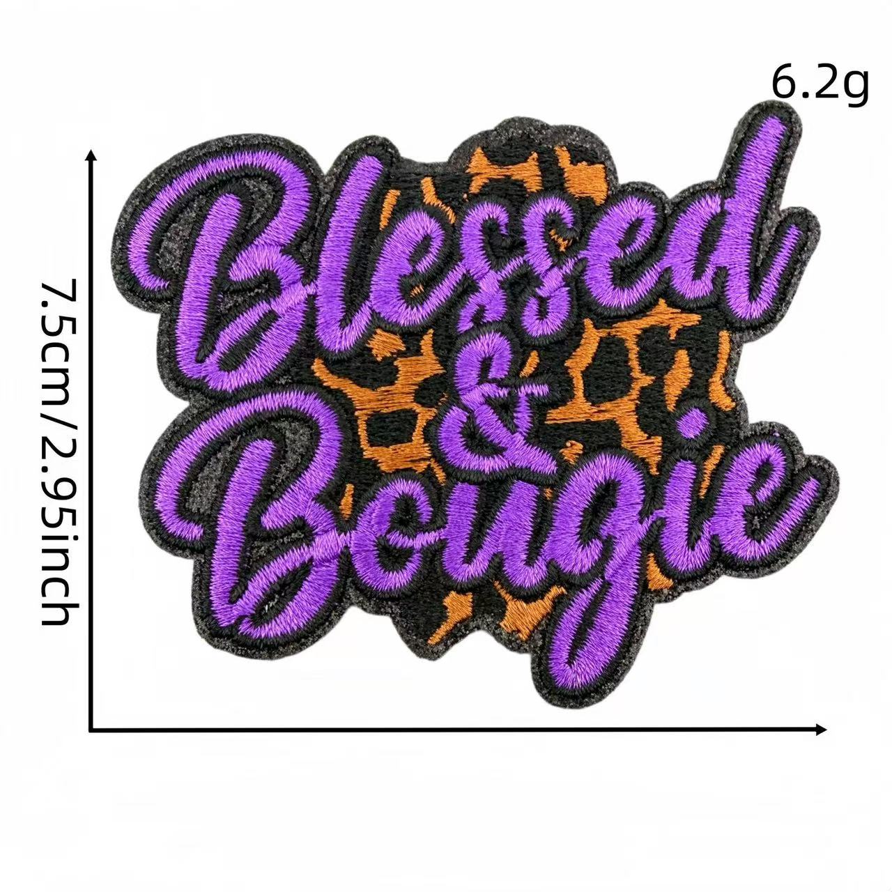 Western Quote Embroidery Iron-On Patches