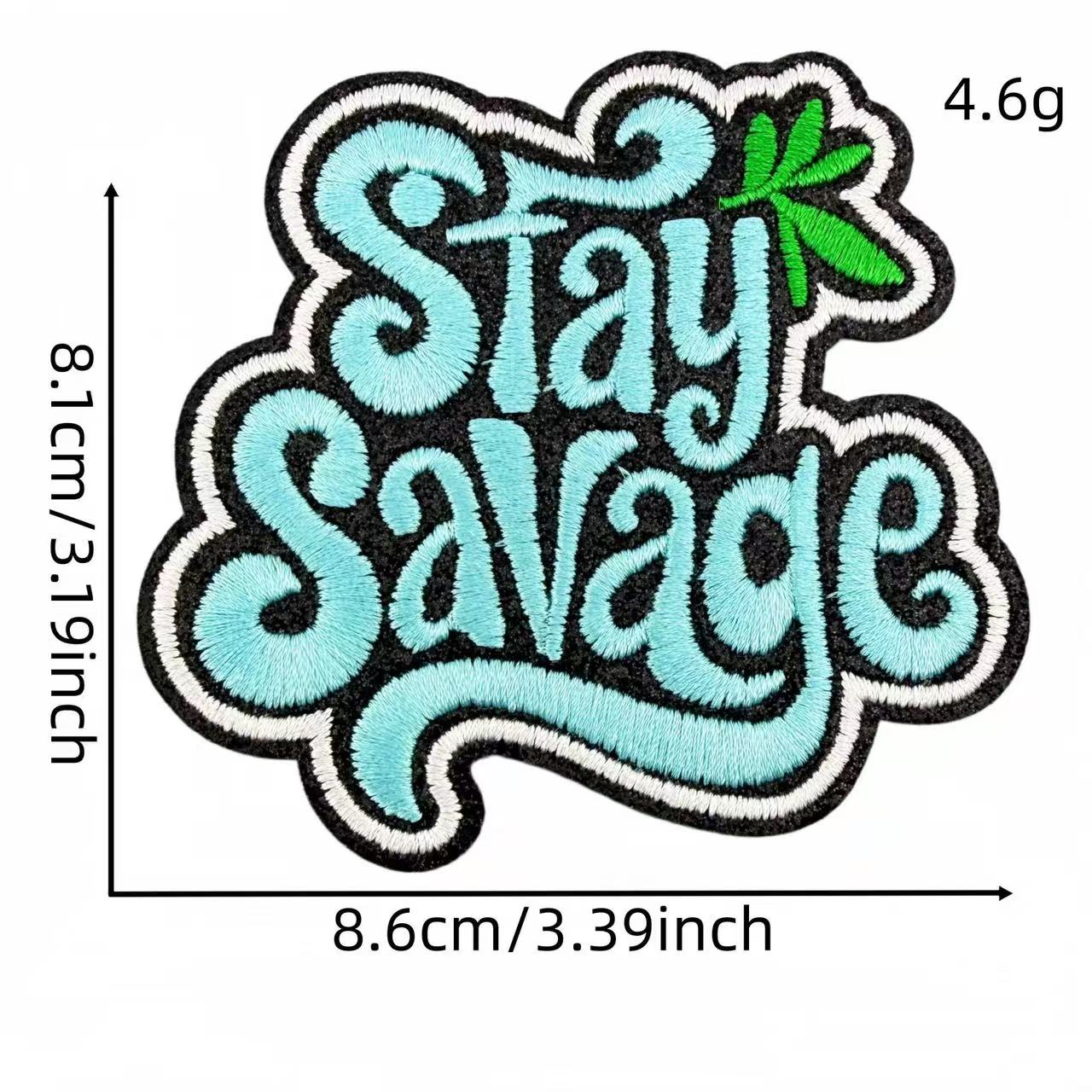 Western Quote Embroidery Iron-On Patches